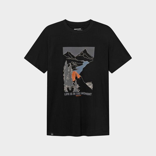 DEDICATED - T-shirt Stockholm Camping Moments Black