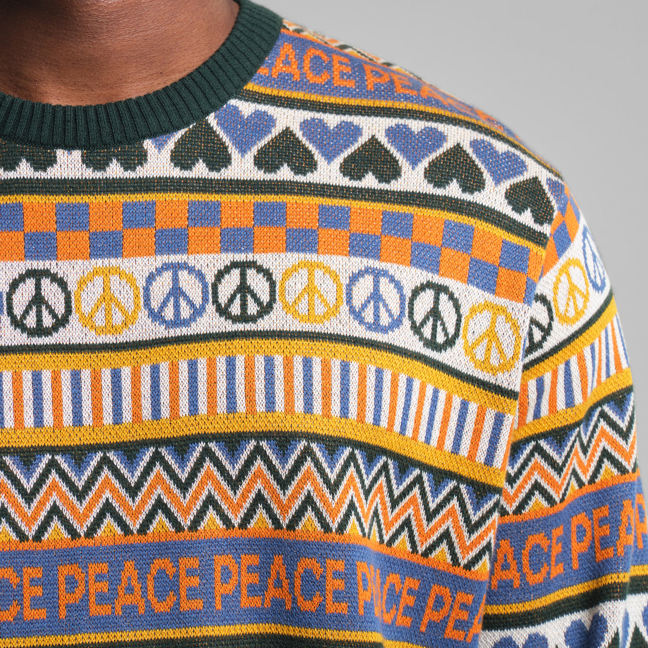 DEDICATED - Sweater Mora Peace Dark Green Pine Grove