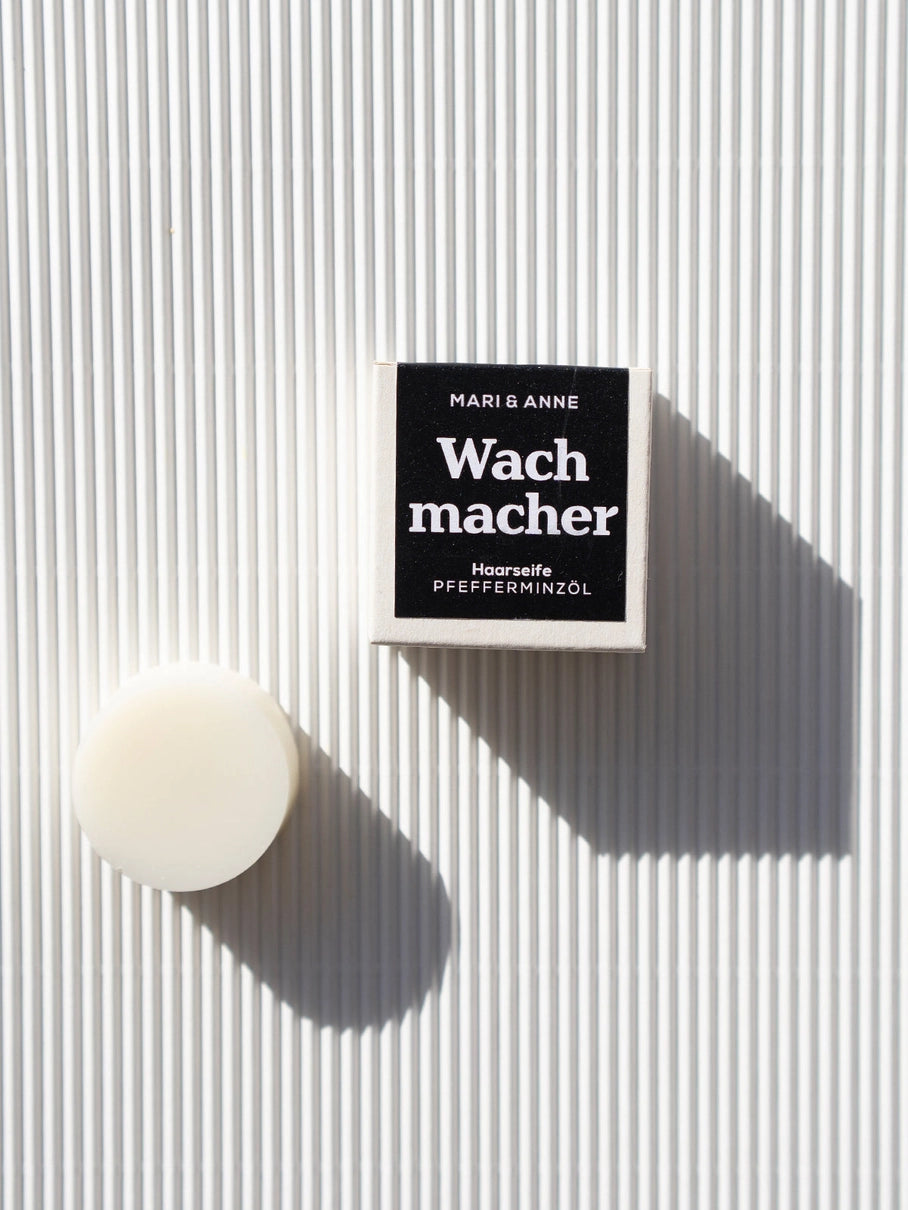 MARI & ANNE - Wachmacher feste Haarseife 80g - WERTE FREUNDE
