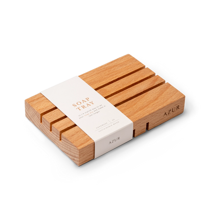 AZUR - Handgefertigte Seifenschale aus Holz