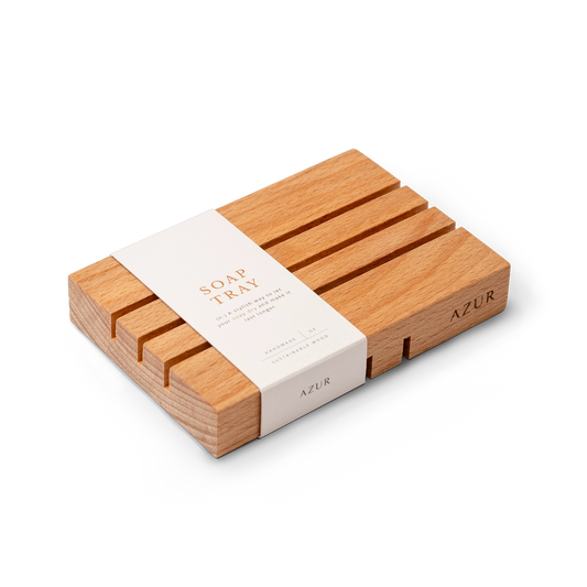 AZUR - Handgefertigte Seifenschale aus Holz