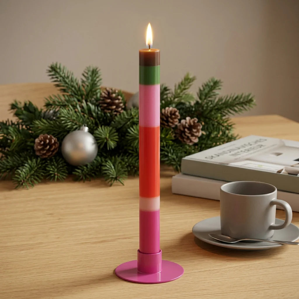 not the girl who misses much - Grusskerze Weihnachtsgruss