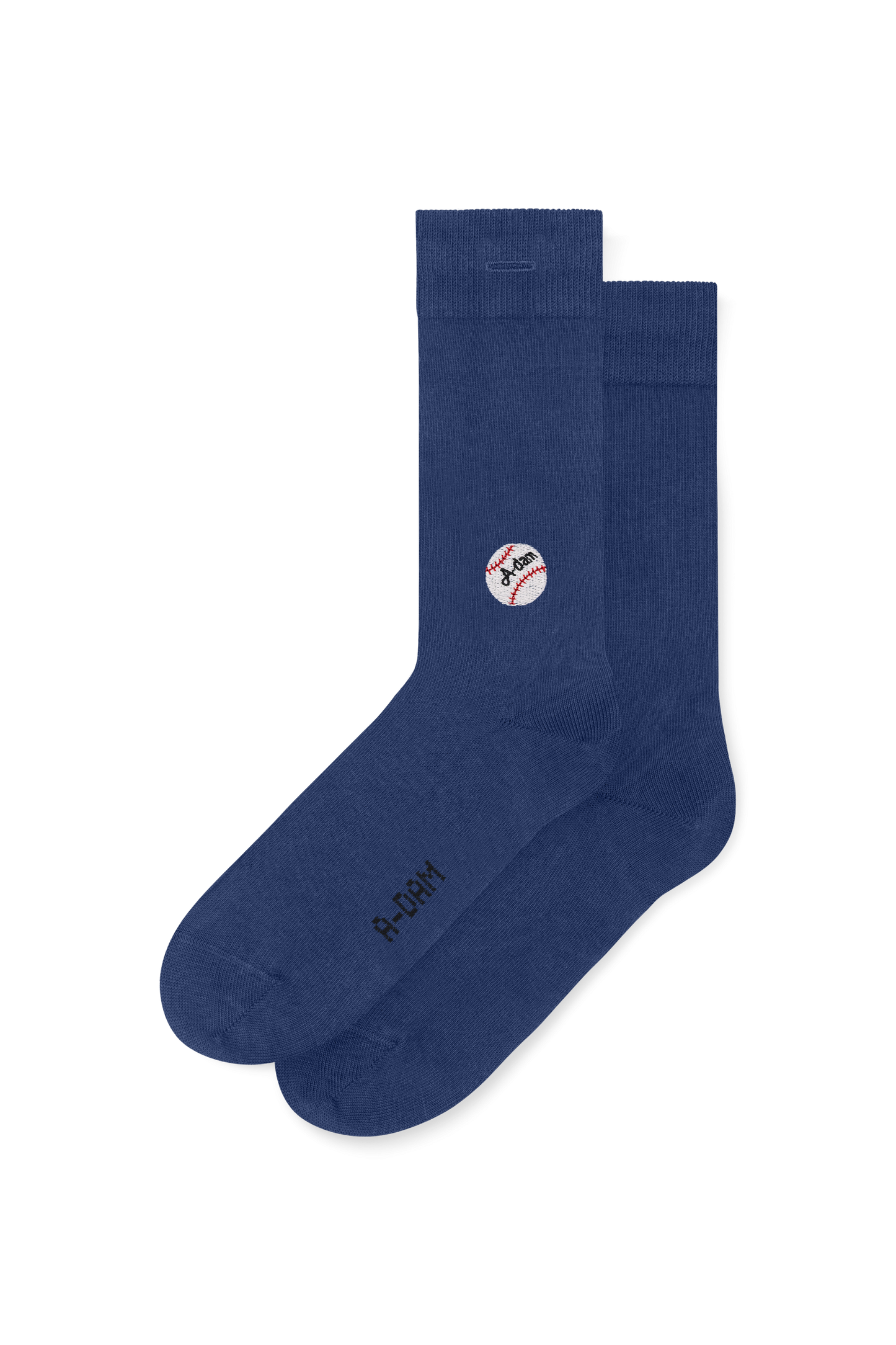 A-dam - Casual Socks Blue Baseball Flame