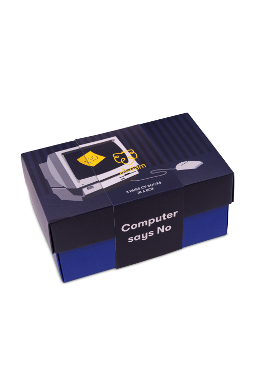 A-dam - Casual Socks 3P Computer Says No Maya 96