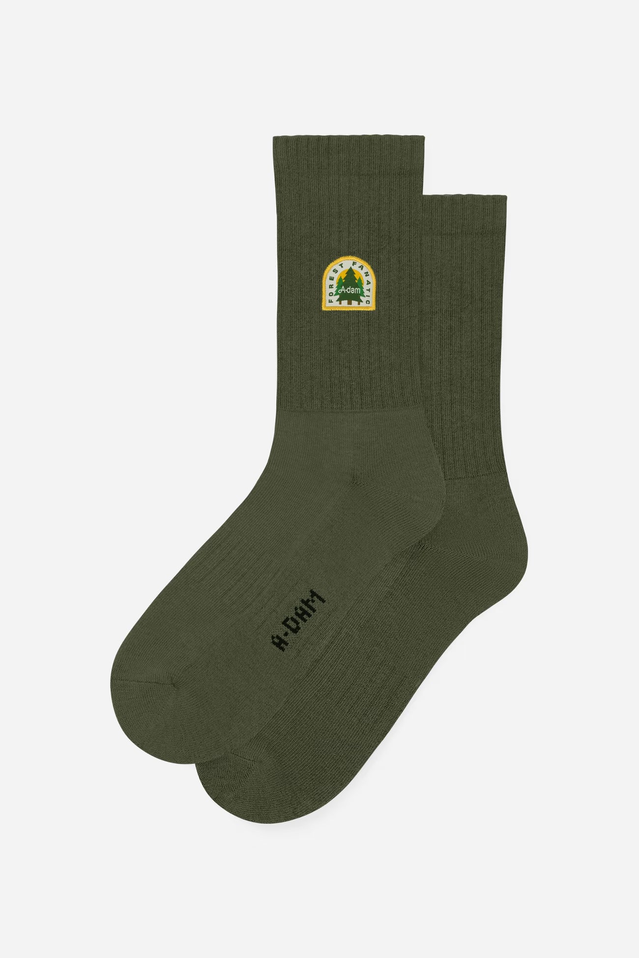 A-dam - Crew Socks Dark Green Forest Fanatic