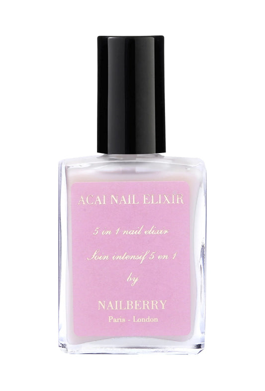 Nailberry - Nail Care Base Coat Acai Nail Elixir / rose scented 15ml