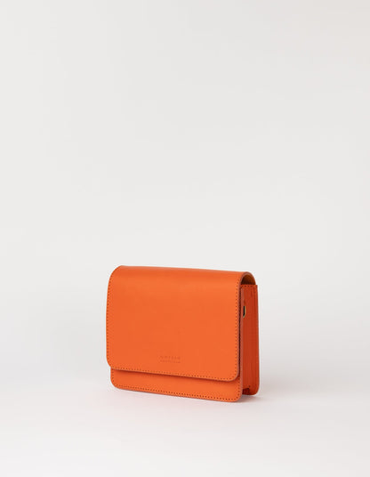 O MY BAG - AUDREY MINI Tangerine Classic Leather