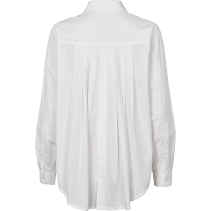 Basic Apparel - Silje LS Shirt Bright White - WERTE FREUNDE
