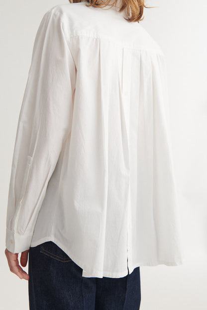 Basic Apparel - Silje LS Shirt Bright White - WERTE FREUNDE