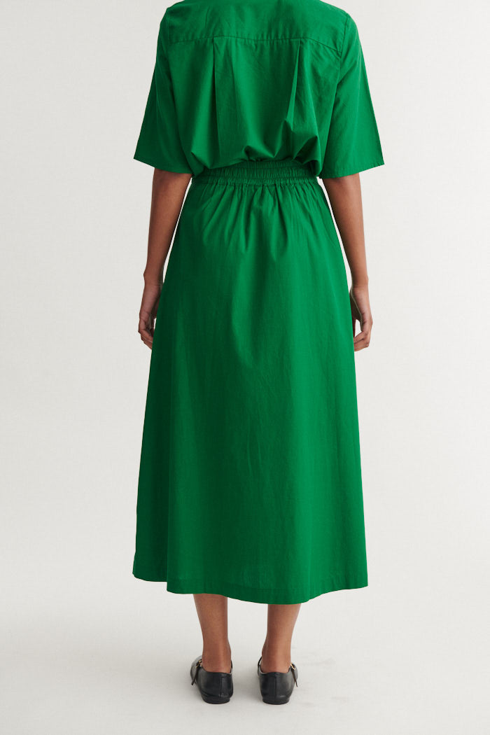 Basic Apparel - Silje Long Skirt Abundant green - WERTE FREUNDE