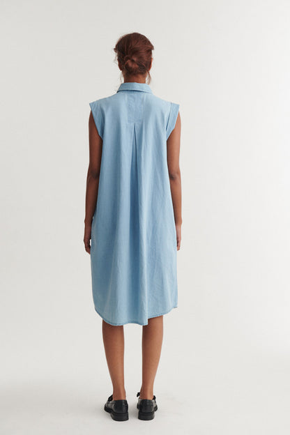Basic Apparel - Cody Dress Light Wash - WERTE FREUNDE