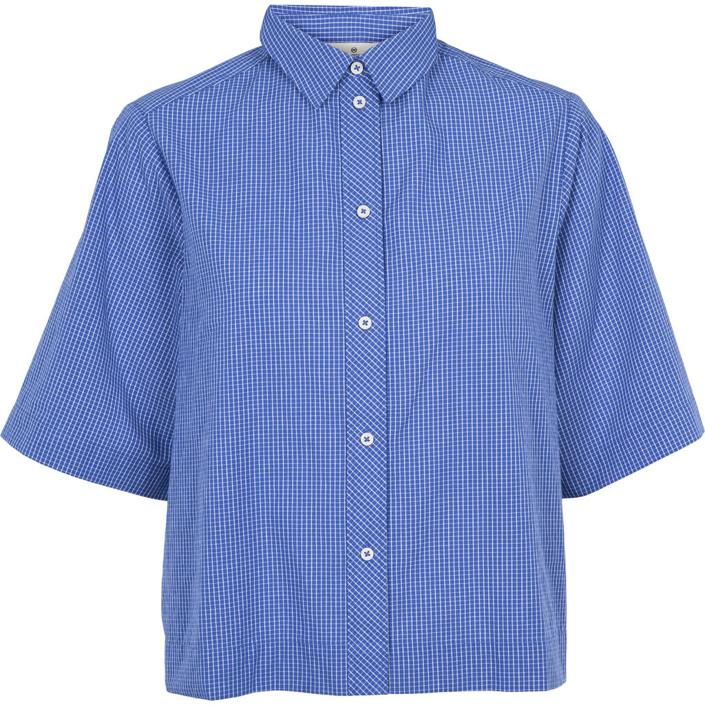 Basic Apparel - Chane SS Shirt Sodalite blue - WERTE FREUNDE