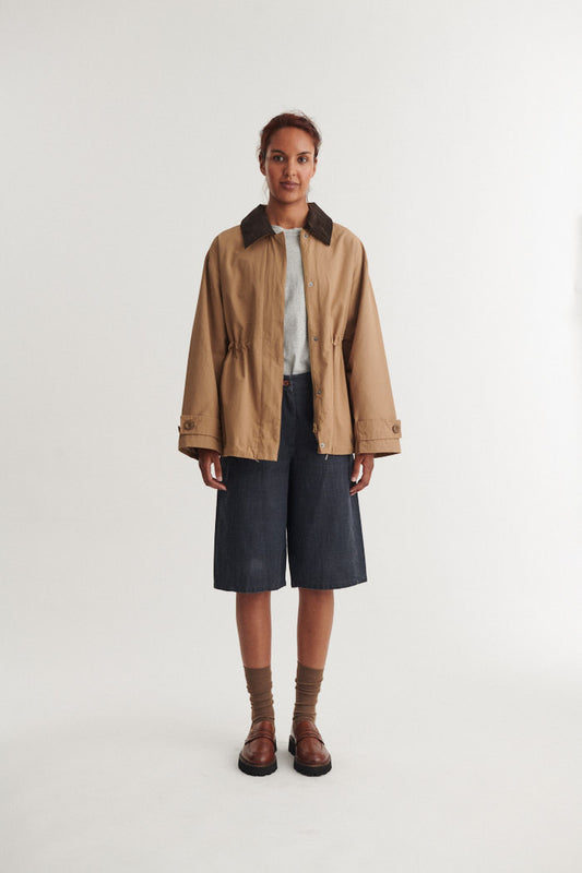Basic Apparel - Lin Jacket Sepia Tint - WERTE FREUNDE