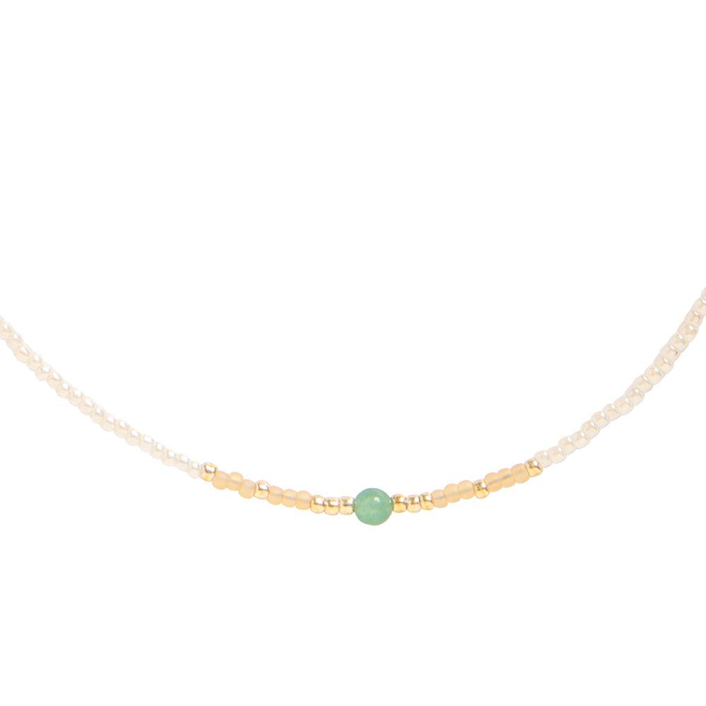 a beautiful story - Excitement Aventurine Necklace GC