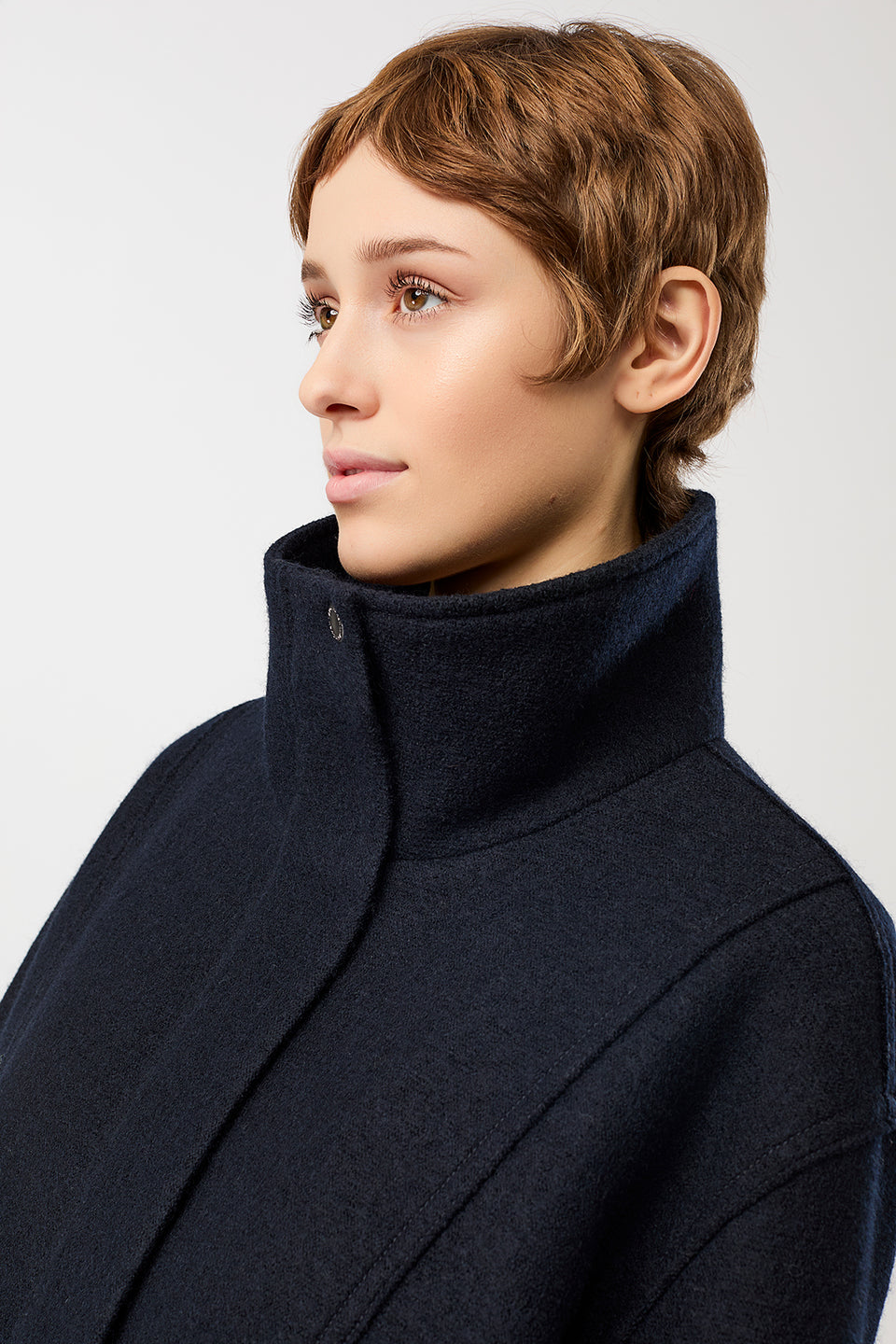 LangerChen - Oversize Blouson wattiert navy