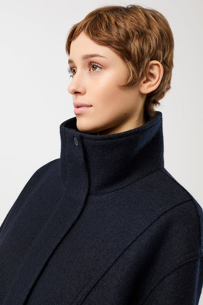LangerChen - Oversize Blouson wattiert navy