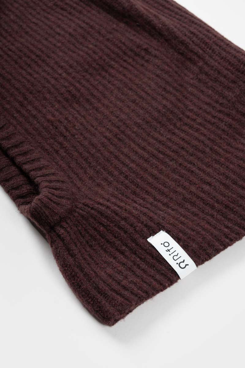 Rifo - Marika Cashmere Balaclava Brown Caffè