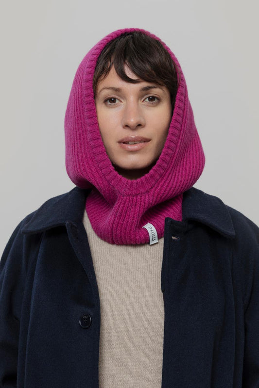 Rifo - Marika Cashmere Balaclava Pink Geranio