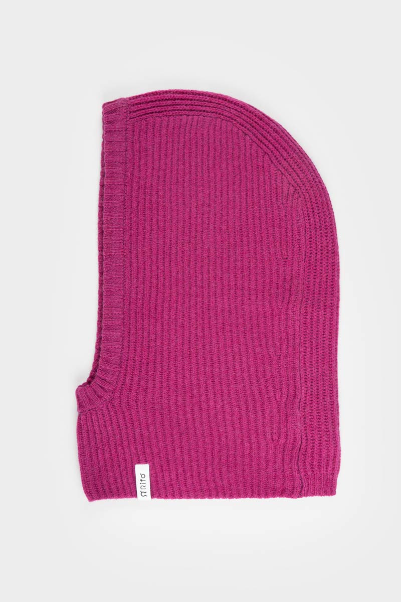Rifo - Marika Cashmere Balaclava Pink Geranio