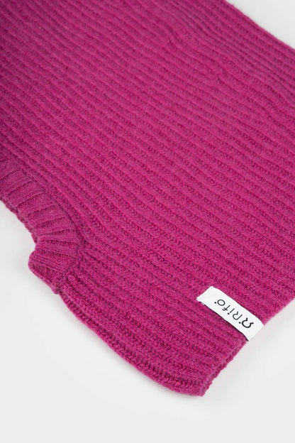 Rifo - Marika Cashmere Balaclava Pink Geranio