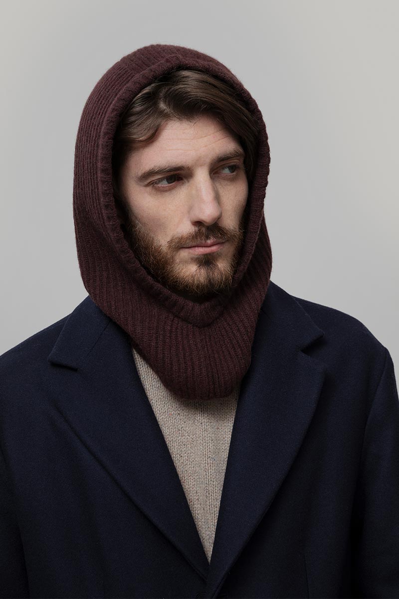 Rifo - Marika Cashmere Balaclava Brown Caffè