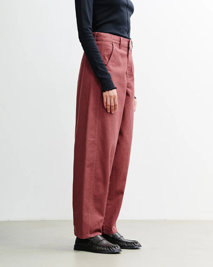ROTHOLZ - Barrel-Leg Pant Washed Burgundy