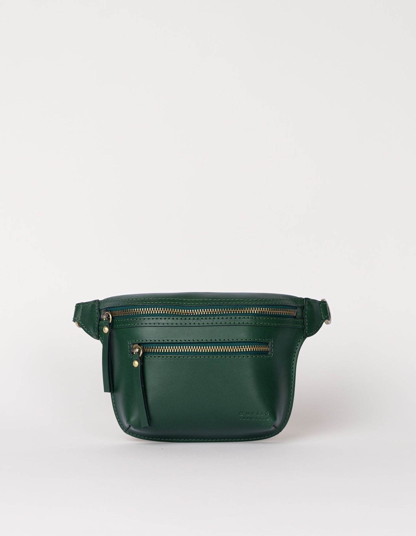 O MY BAG - BECK'S BUMBAG Pine Green Classic Leather