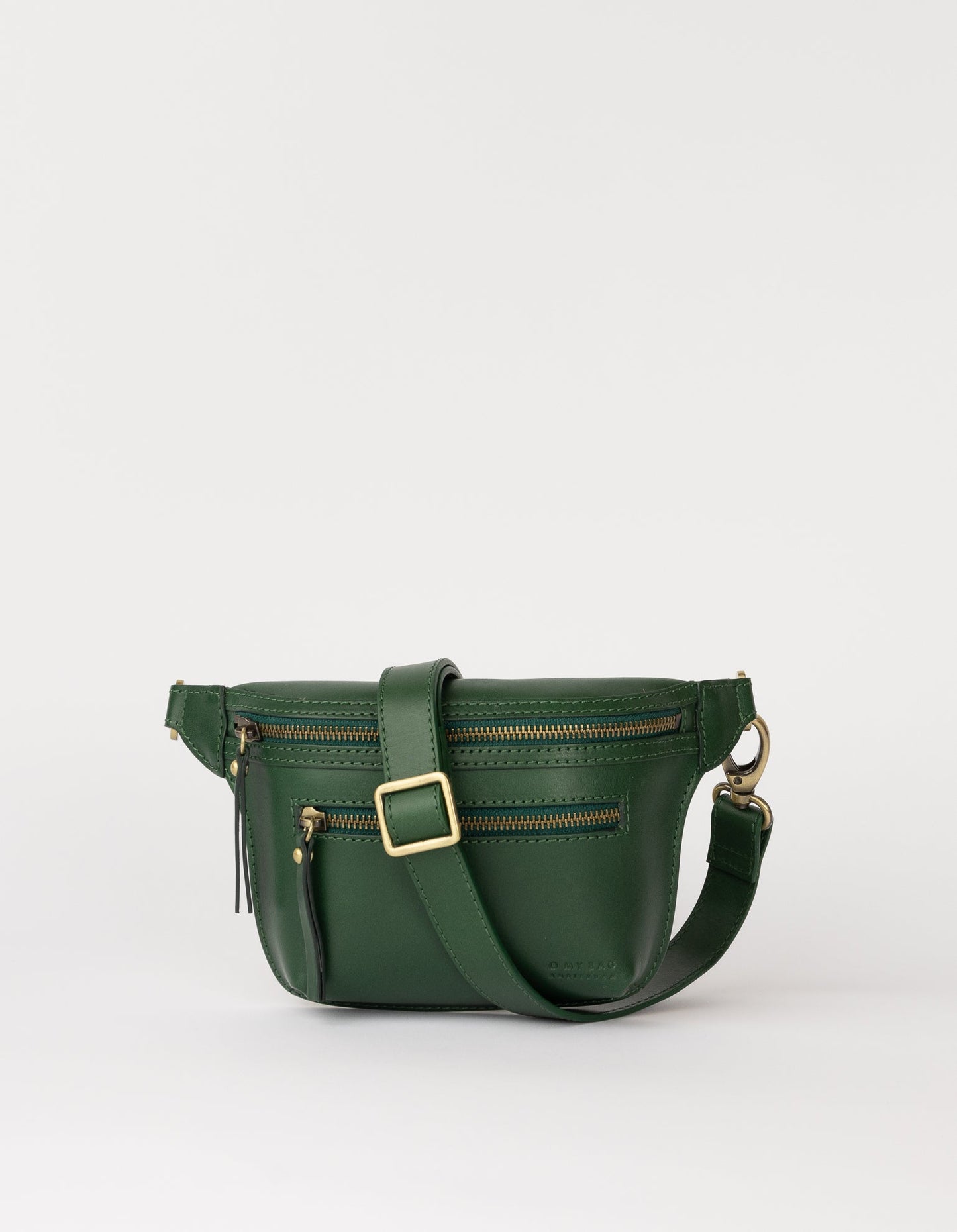 O MY BAG - BECK'S BUMBAG Pine Green Classic Leather