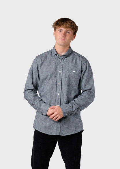 Klitmøller - Benjamin lumber shirt Grey melange