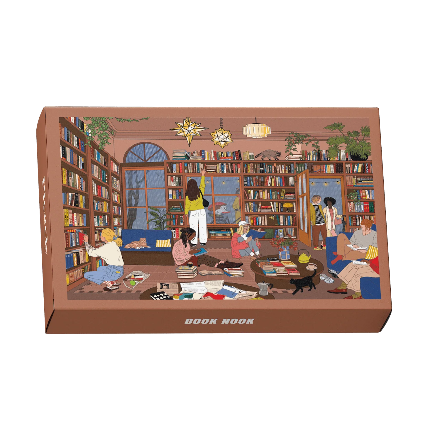 Piecely Puzzles - Mini-Puzzle Book Nook 99 Teile - WERTE FREUNDE