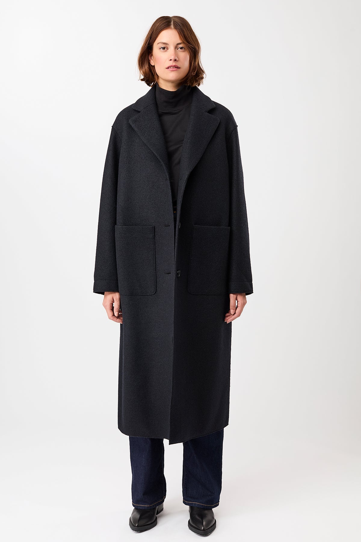 LangerChen - Coat Carran II carbon - WERTE FREUNDE