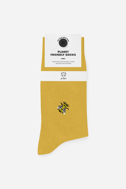 A-dam - Casual Socks 2P Bee'N Honey Nugget Gold - WERTE FREUNDE