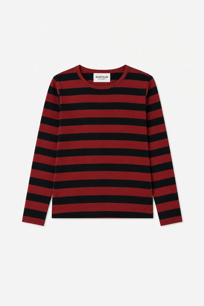 Suite 13 - MAIA TOP STRIPES BRICK