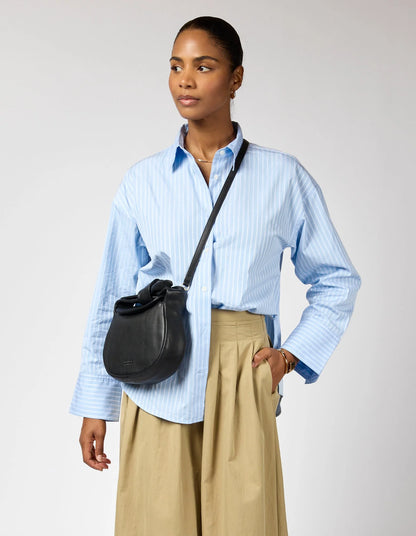 O MY BAG - Coco Croissant - Black Soft Grain - WERTE FREUNDE