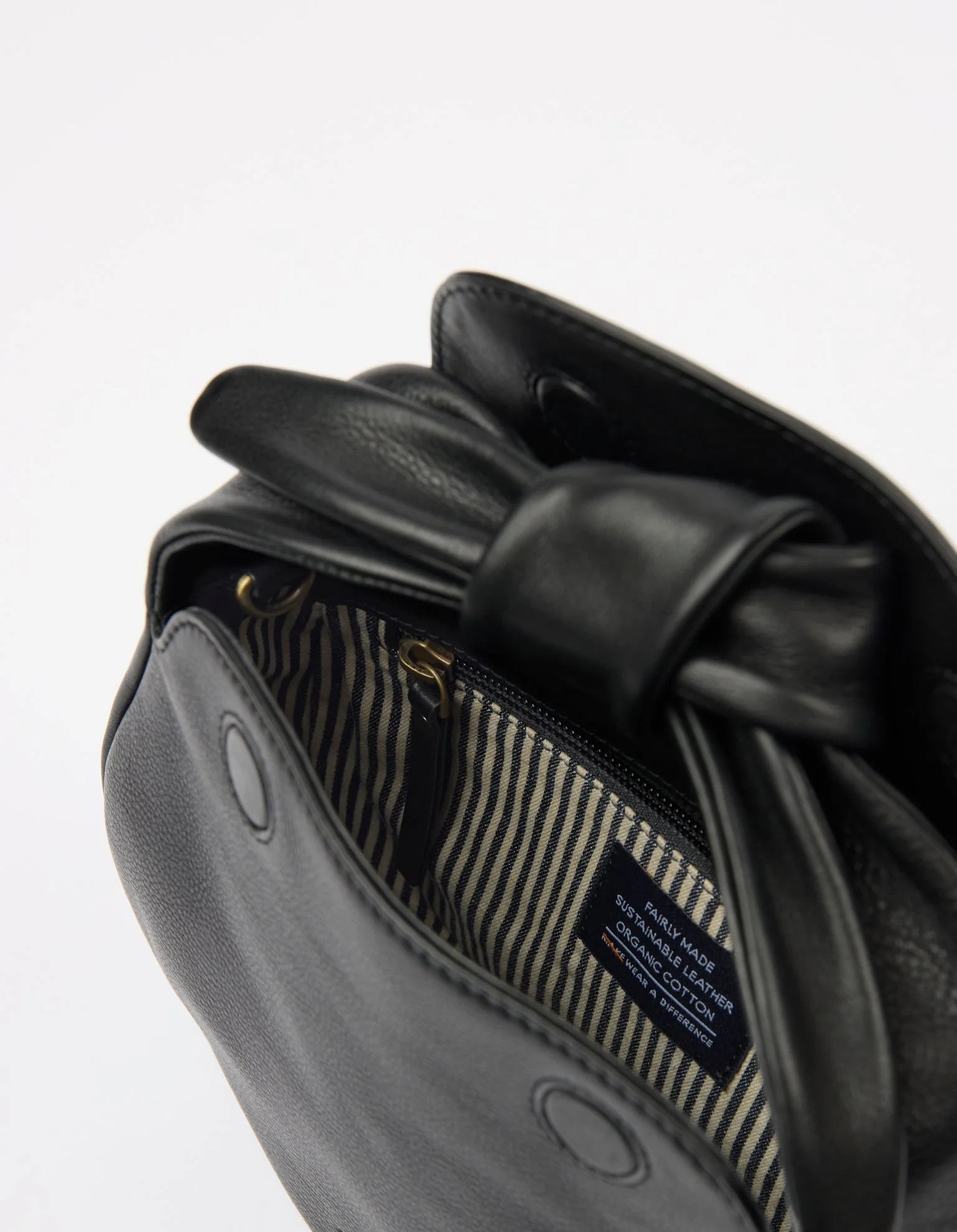 O MY BAG - Coco Croissant - Black Soft Grain - WERTE FREUNDE