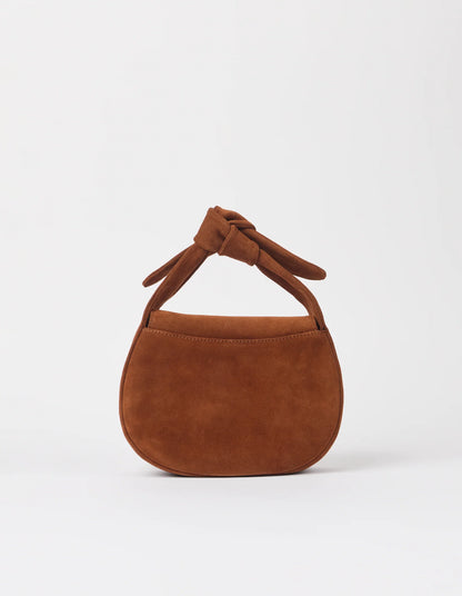O MY BAG - Coco Croissant Suède Cognac