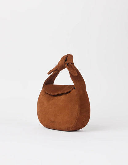 O MY BAG - Coco Croissant Suède Cognac