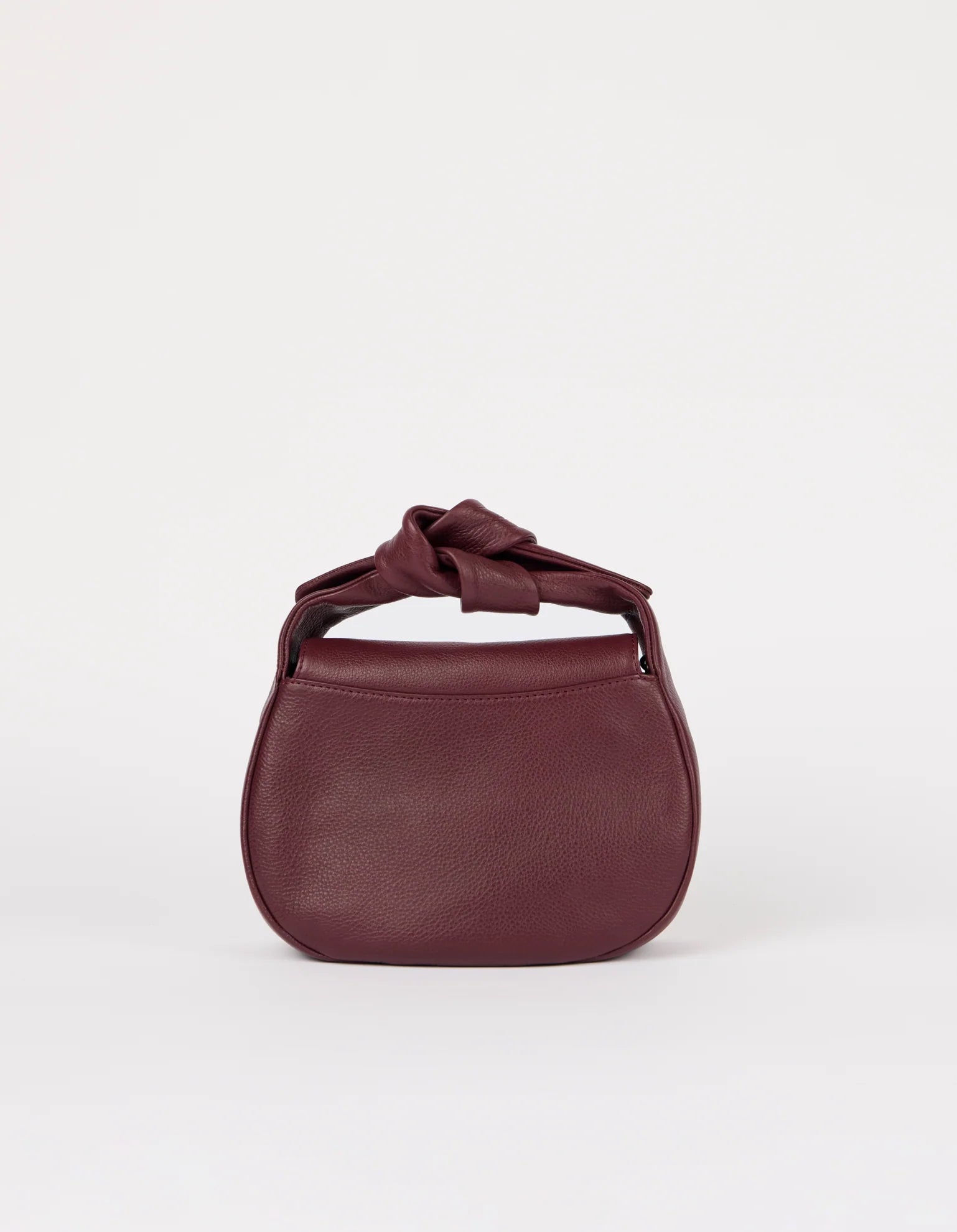 O MY BAG - Coco Croissant - Dark Cherry Soft Grain - WERTE FREUNDE