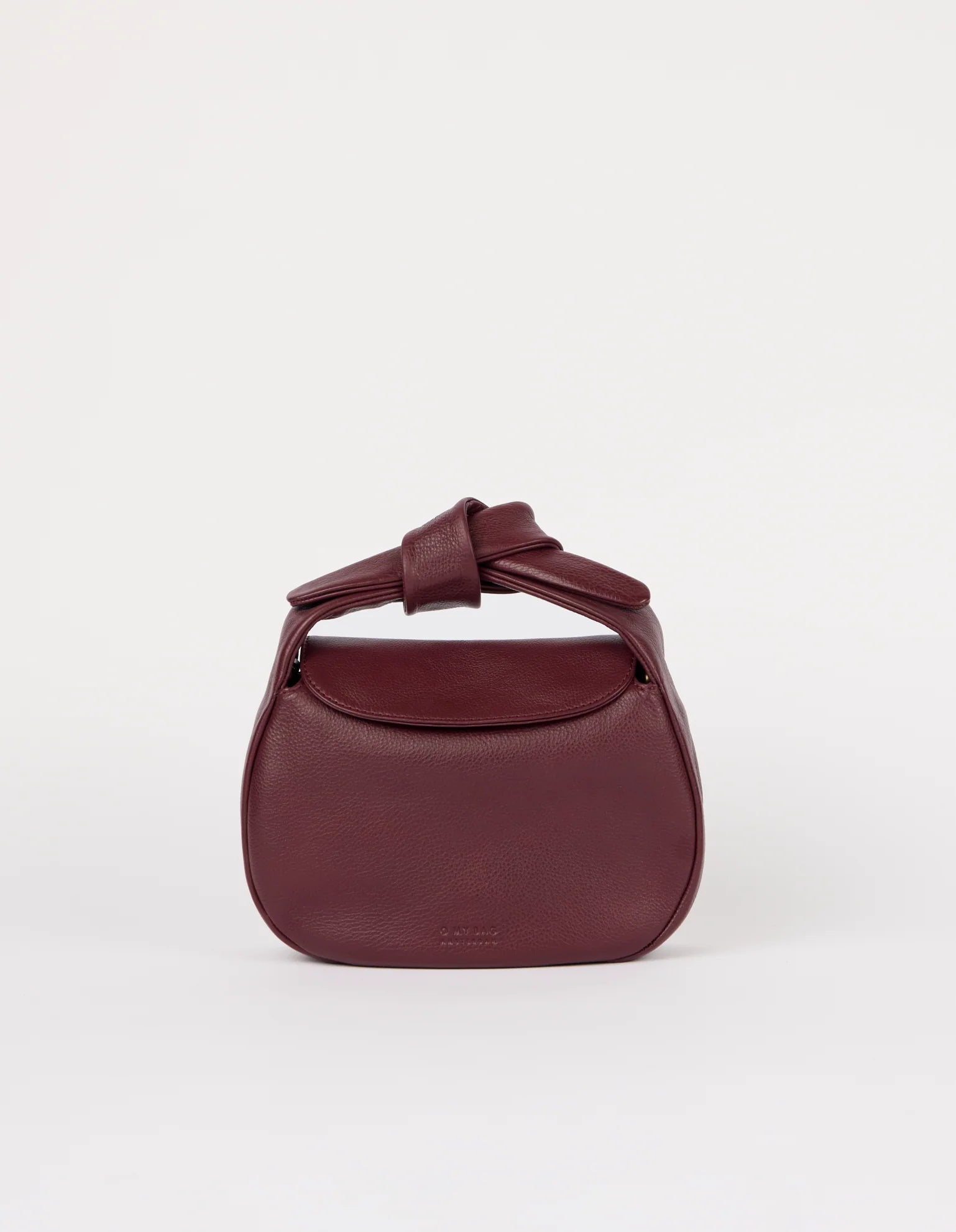 O MY BAG - Coco Croissant - Dark Cherry Soft Grain - WERTE FREUNDE