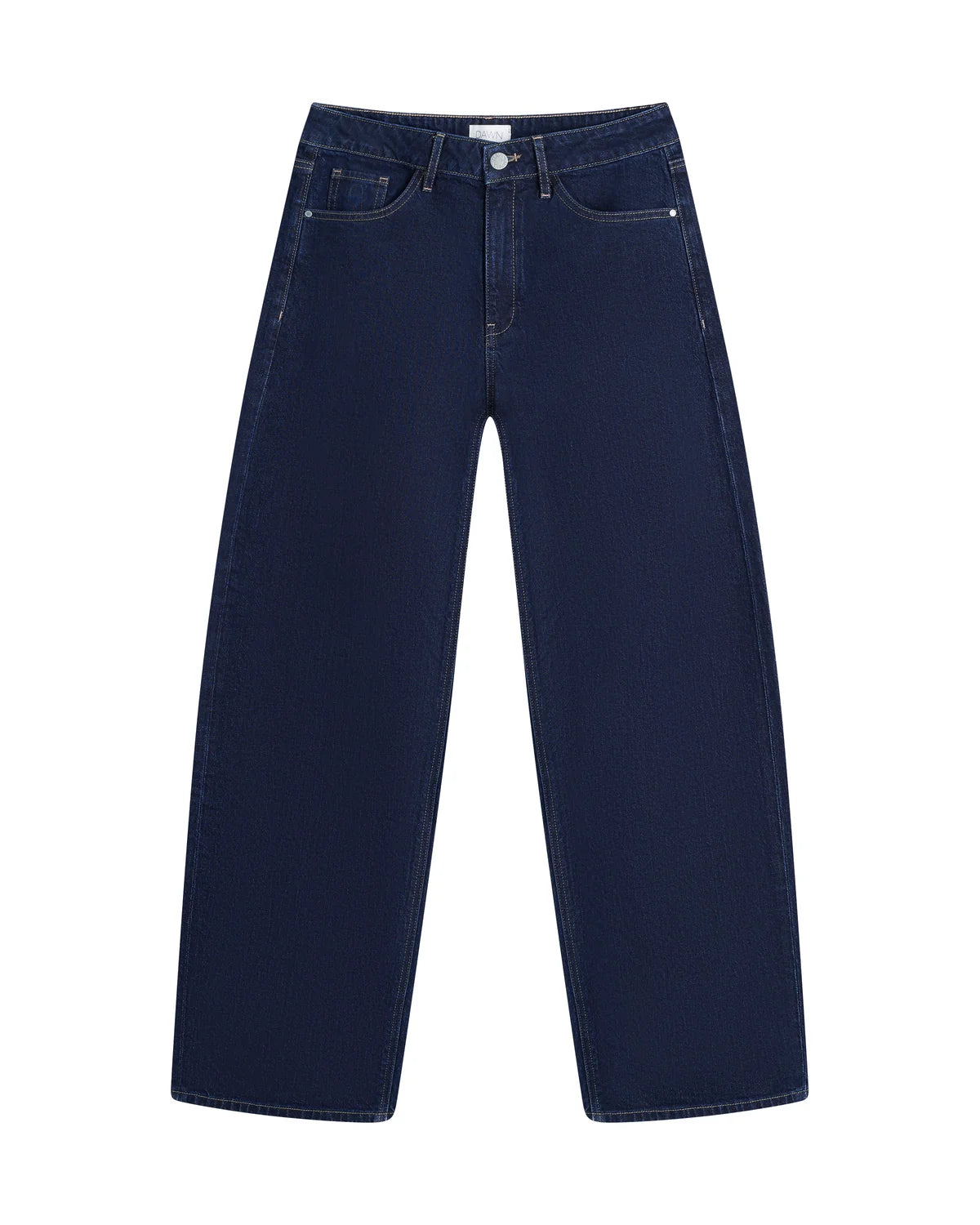 Dawn Denim - ASH Barrel Leg Minimal Stretch - Classic Dark Blue