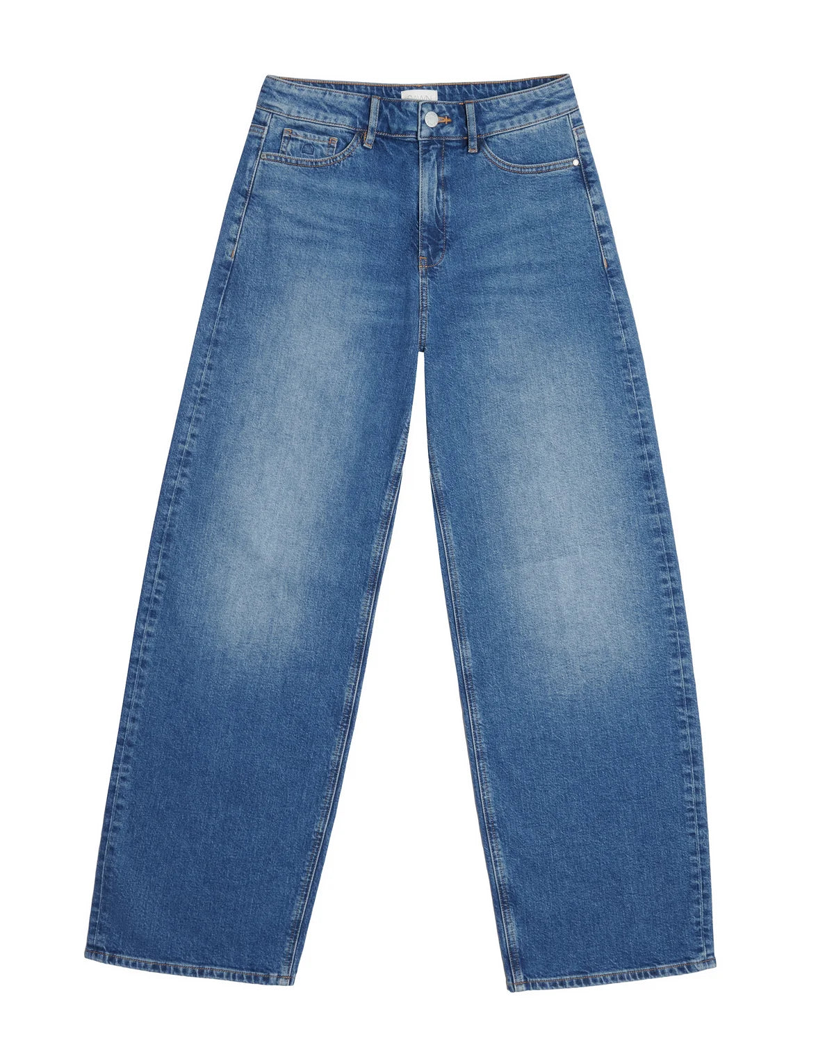Dawn Denim - ASH Barrel Leg Minimal Stretch - Classic Medium Blue