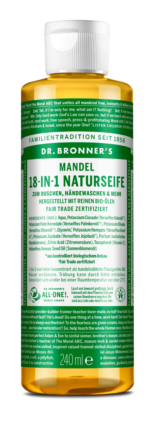 Dr. Bronner´s - 18-in-1 Naturseife Mandel 240 ml