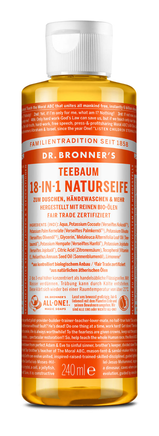 Dr. Bronner´s - 18-in-1 Naturseife Teebaum 240 ml