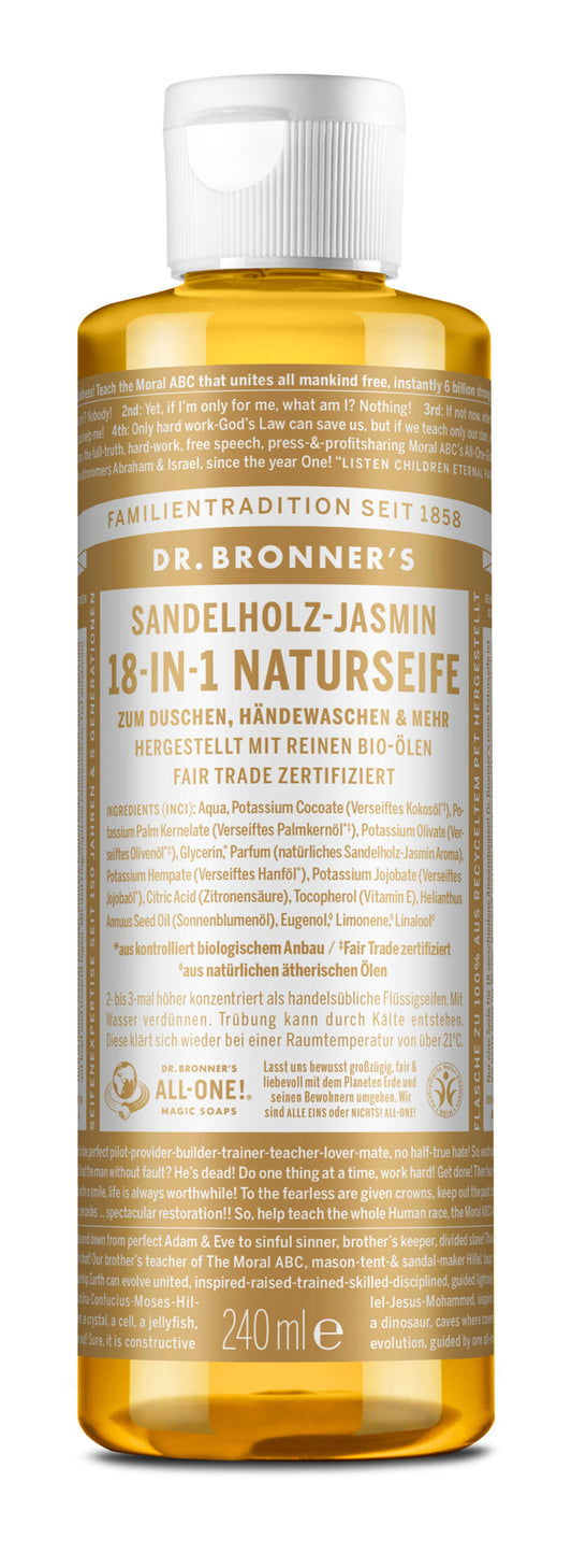 Dr. Bronner´s - 18-in-1 Naturseife Sandelholz-Jasmin 240 ml