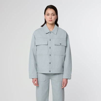 Dawn Denim - DUNE Boxy Jacket - PIW Non Stretch Recycled Blue - WERTE FREUNDE