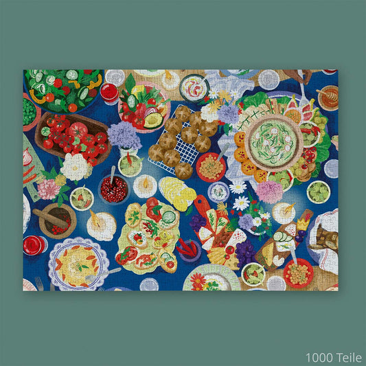 Willa Wunst - Dinner with Friends Puzzle 1000 Teile