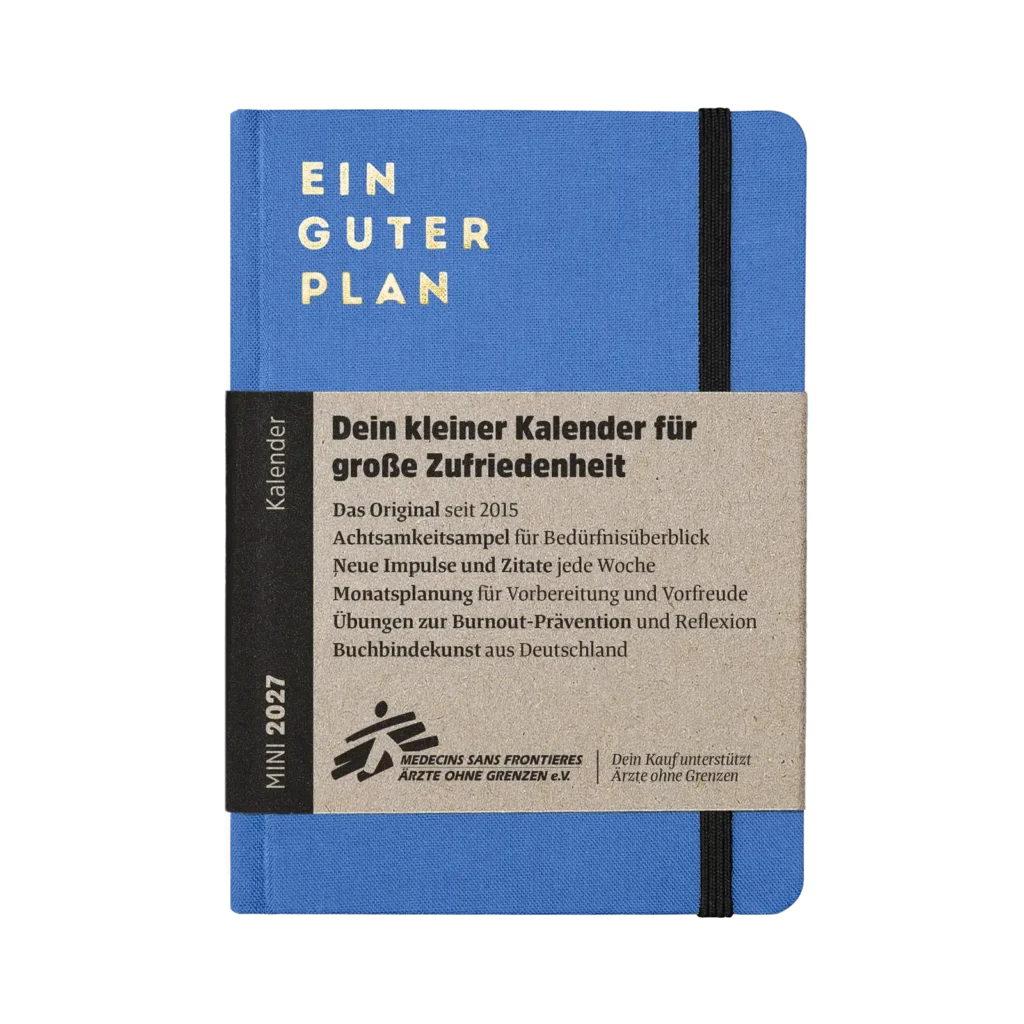 Ein guter Plan Mini 2027 - Himmelblau
