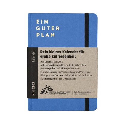 Ein guter Plan Mini 2027 - Himmelblau