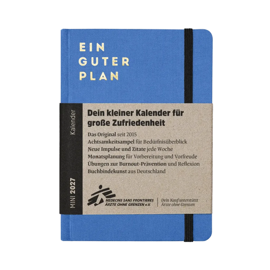 Ein guter Plan Mini 2027 - Himmelblau