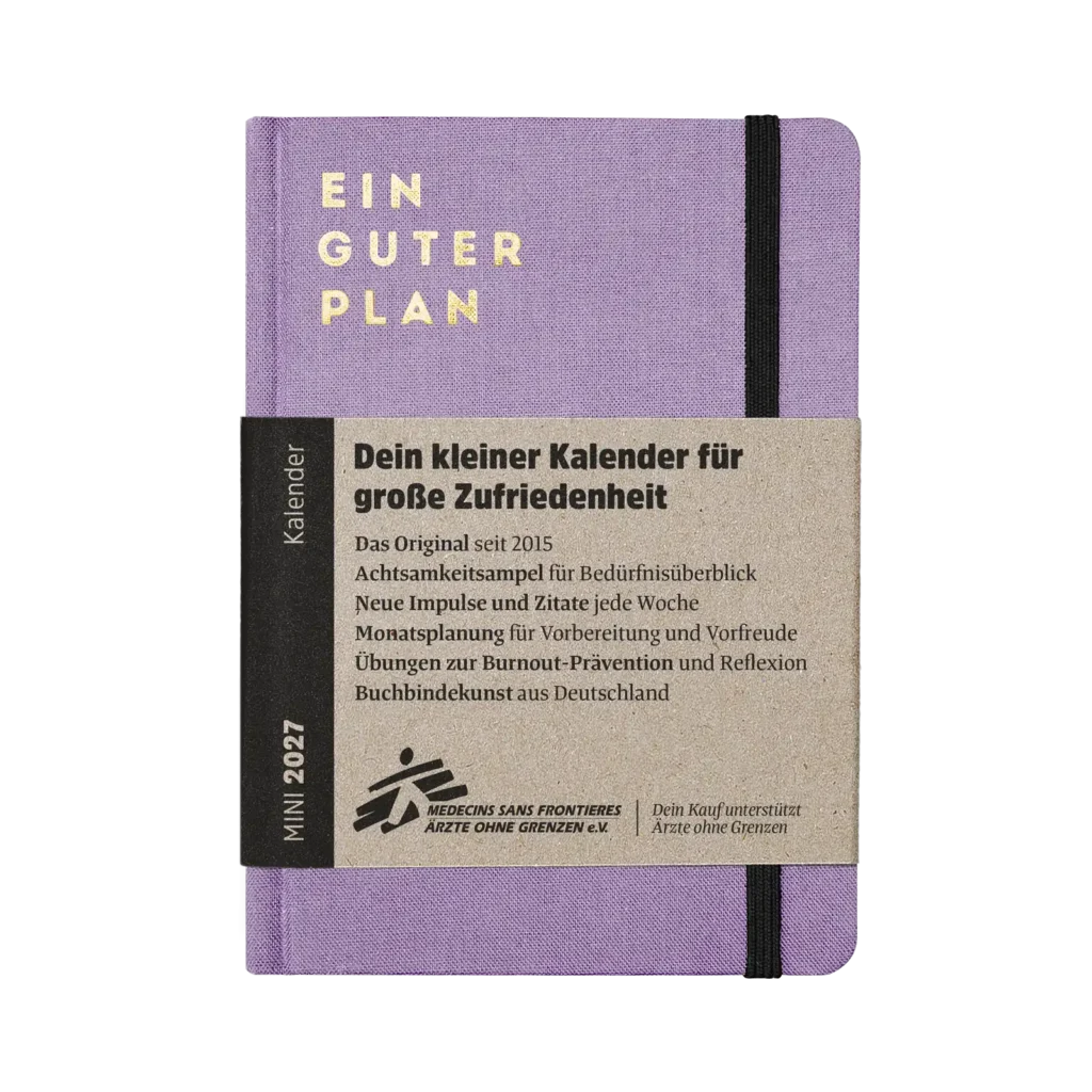 Ein guter Plan Mini 2027 - Lavendel